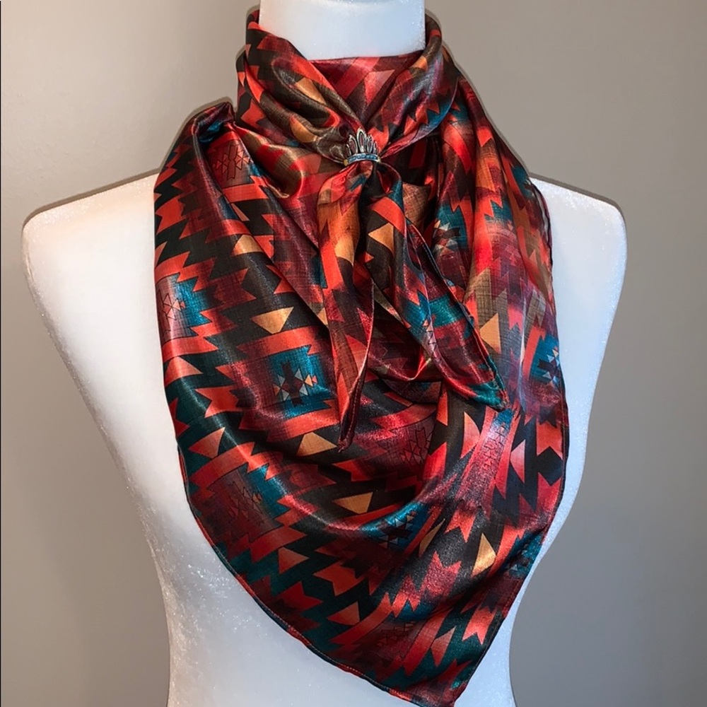 Santa Fe Sunset Aztec Wild Rag